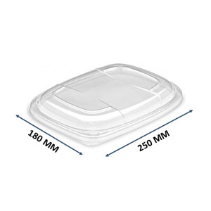 1x Compartment Lids to Suit 34oz Trays - 20x Per Pack 